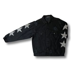 CARMAR Denim Star Patch Button Up Jacket